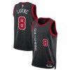 NBA Mænd Trøje Chicago Bulls Zach LaVine 2023-24 Nike City Edition Sort Swingman